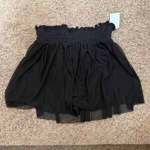 NWT - Cheryl Kids Creations - Black Pleated Skort - Girls Size XL